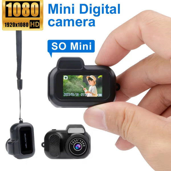 Retro Mini Camera With Screen Indoor Home Outdoor 1080P Hd Portable Digital Cameras