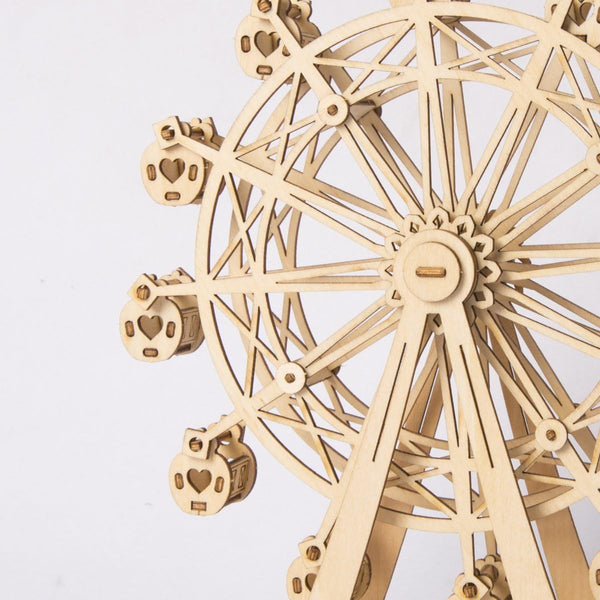 Rolife Ferris Wheel Woodcraft Construction Kit Modular Mechanical Model 3D Puzzle For Self Assembly Toy Gift Kids Teens And Adult Tg401 Puzzles