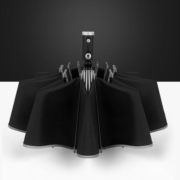 Reflective Strip Easy To Use Reverse Folding Umbrella Umbrellas