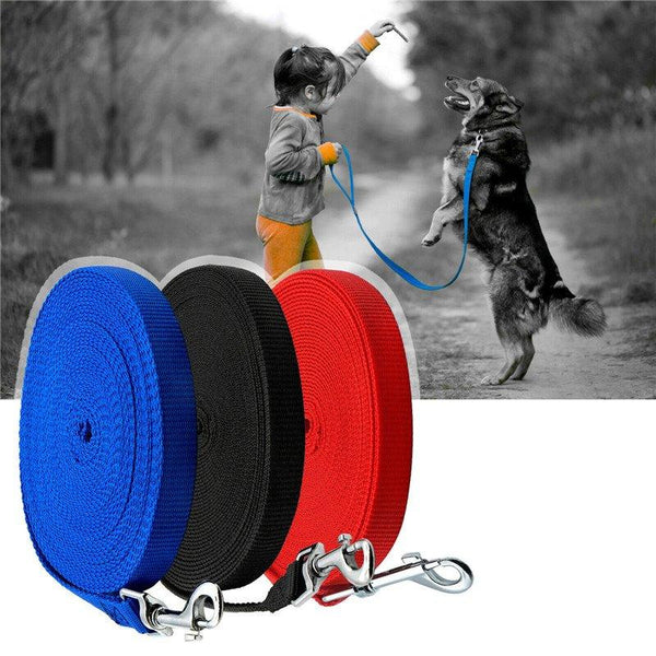 3M 50M Long Nylon Dog Leash Pet Puppy Training Obedience Walking Equipment Leads & Head Collars