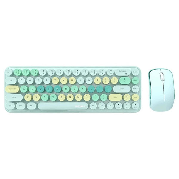 Bluetooth Keyboard Mouse Combo Set Multi Device Compatible Soft Touch Keys Keyboards & Keypads