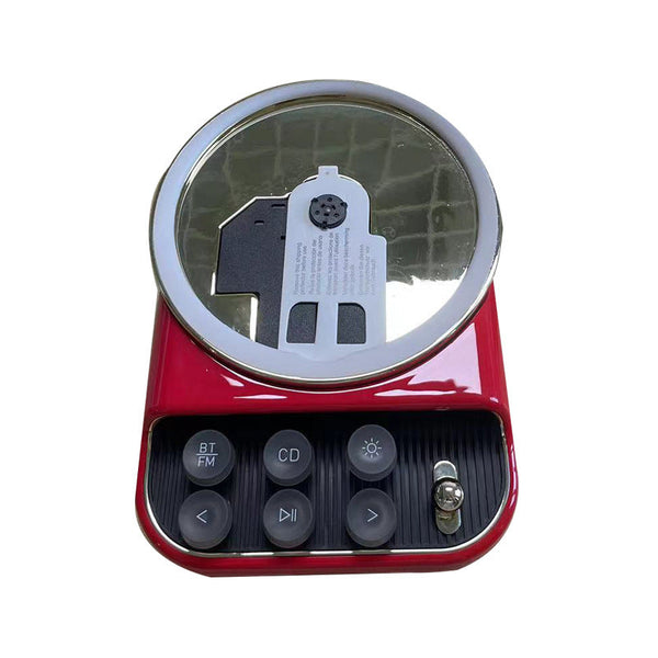 Retro Bluetooth Ambience Light Cd Player Portable Desktop Outdoor Use Audio Docks & Mini Speakers
