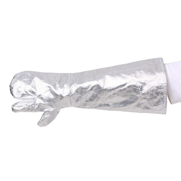 Da 105 1000 Degrees Celsius Aluminized Heat Resistant Gloves Silver Welding Gloves