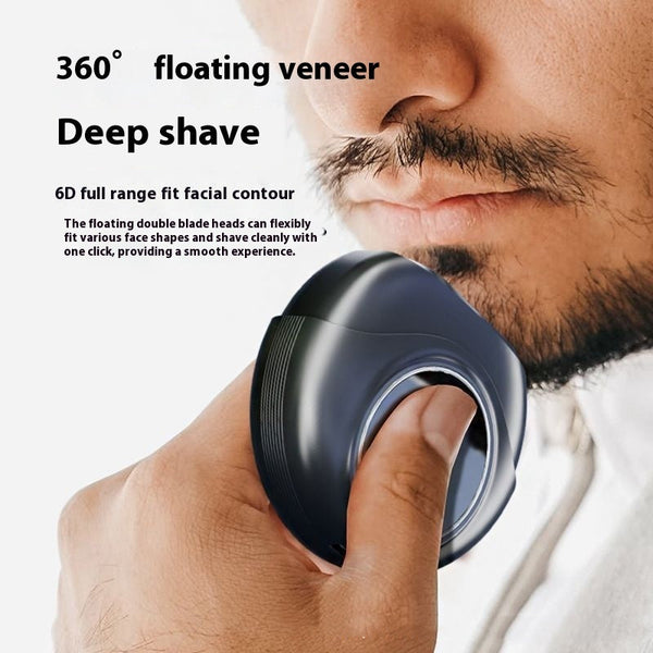 Usb Rechargeable Mini Electric Shaver With Led Display And Fully Washable Design Men's Shavers