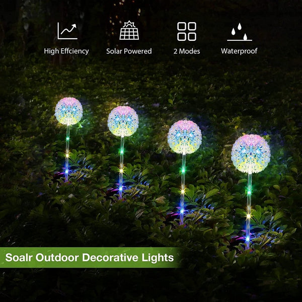 Dandelion Garden Lights Solar Outdoor Decorative