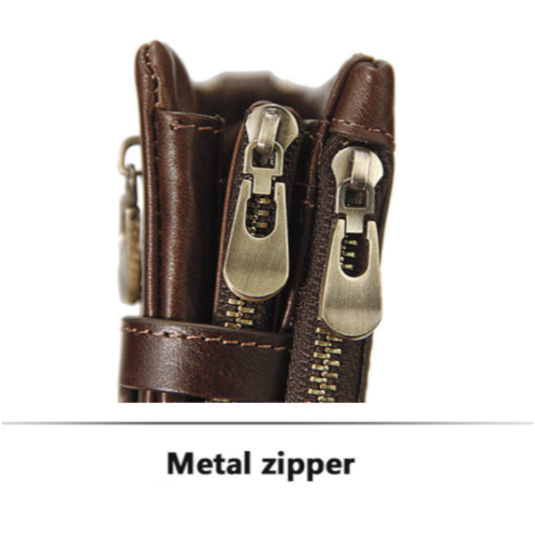 Elosung Genuine Leather Tri Fold Wallet Wallets