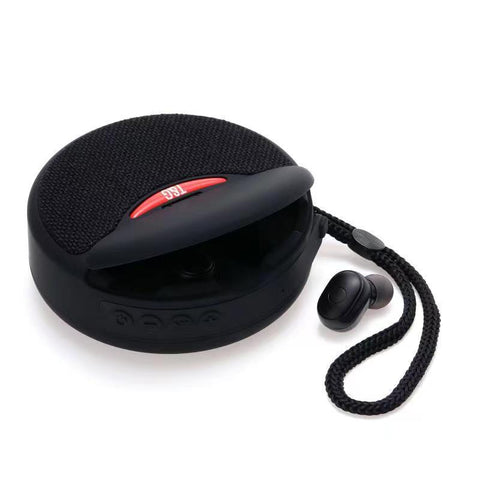 Portable Earphones Headset Bluetooth Speaker Integrated Wireless 3D Stereo Subwoofer Fm Radio Audio Docks & Mini Speakers