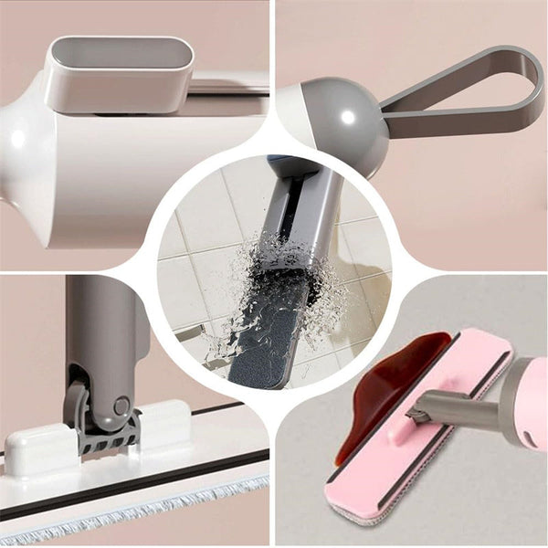 Self Squeeze Mini Mop With Crevice Brush For Floor Cleaning Mops Brooms & Scrubbers