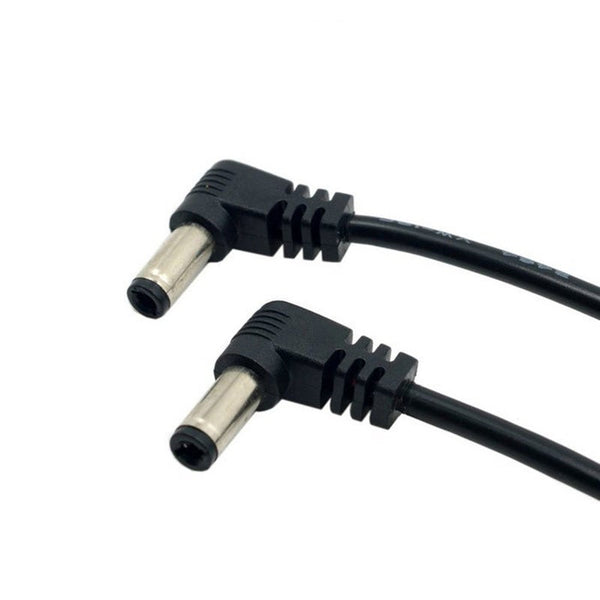 Dc Power 5.5 X 2.1Mm 2.5Mm Male To 2.12.5Mm Plug Cable Right Angled 90 Degree 60Cm Other Computer Cables
