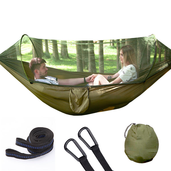 Fully Automatic Quick Opening Hammock With Mosquito Net Hammocks