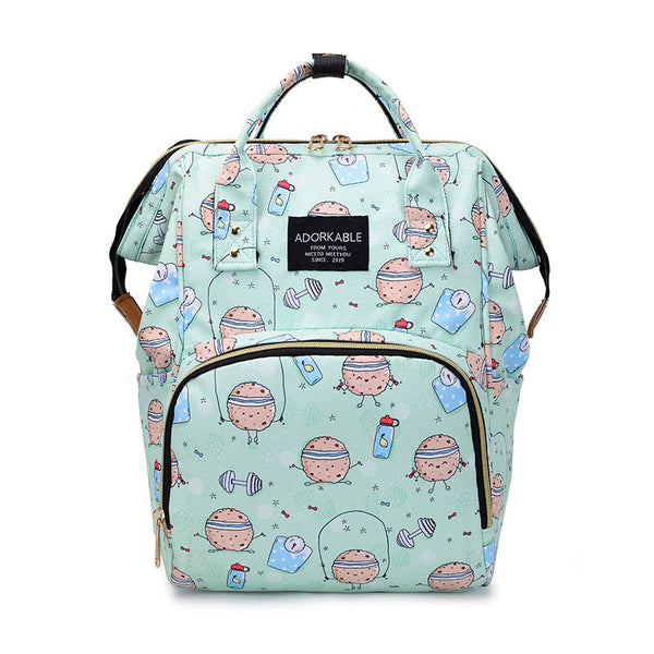 Cute Colourful Multifunctional Backpack Nappy Bag Nappy Bags