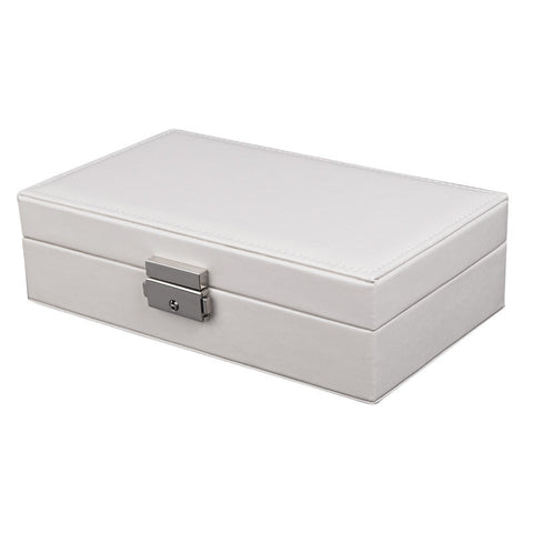 Veile Studios Faux Leather Locking Single Layer Jewellery Storage Box Jewellery Boxes