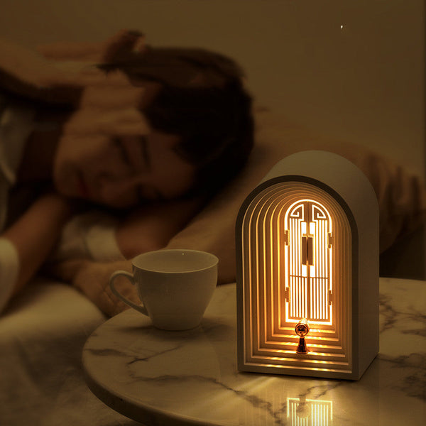 Led Nordic Table Lamp Night Light Bluetooth Speaker