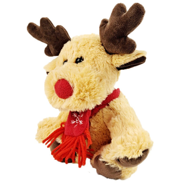 Deer Christmas Red Scarf Elk Stuffed Animal Doll Plush Toys Gnomes Dec Seasonal Decorations