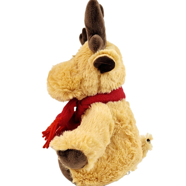 Deer Christmas Red Scarf Elk Stuffed Animal Doll Plush Toys Gnomes Dec Seasonal Decorations