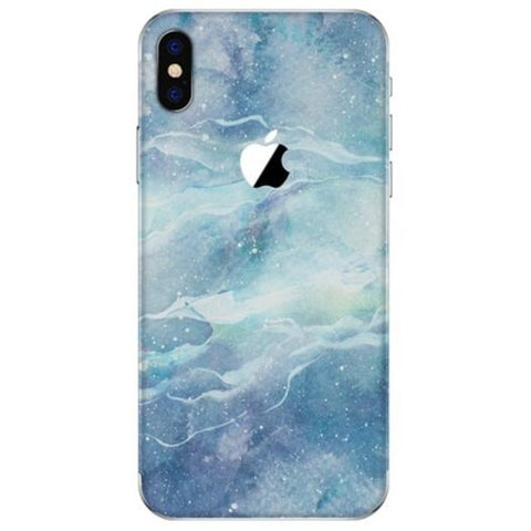 Delicate Anti Scratch Back Protective Film For Iphone X Baby Blue