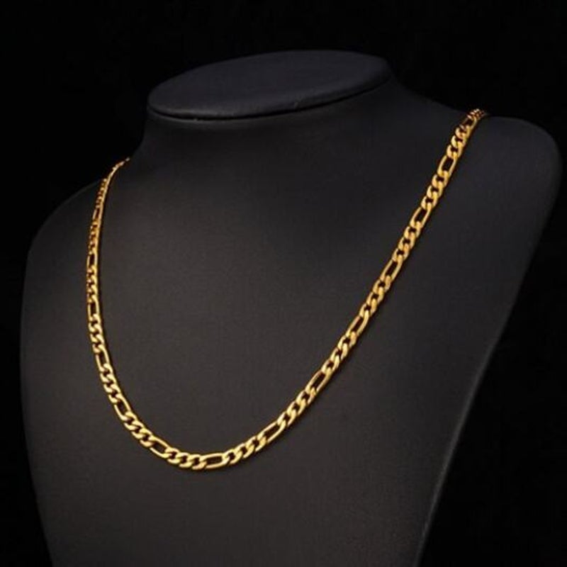 Veile Studios Delicate Solid Color Chain Necklace For Men Golden Chains Necklaces