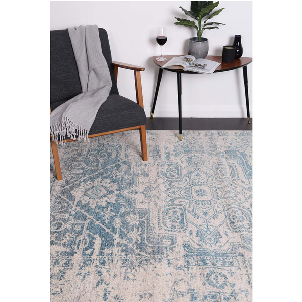 Delicate Audrey Ivory Blue Rug 240X330 Rugs