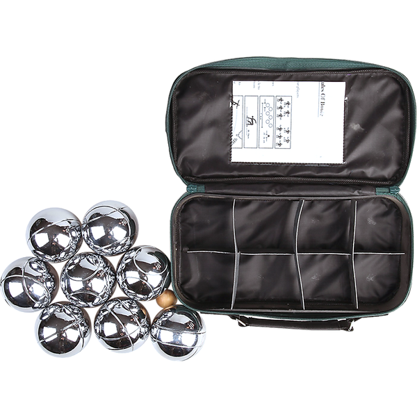 Randy & Travis Machinery Deluxe Boules 8 Alloy Ball Set Bocce