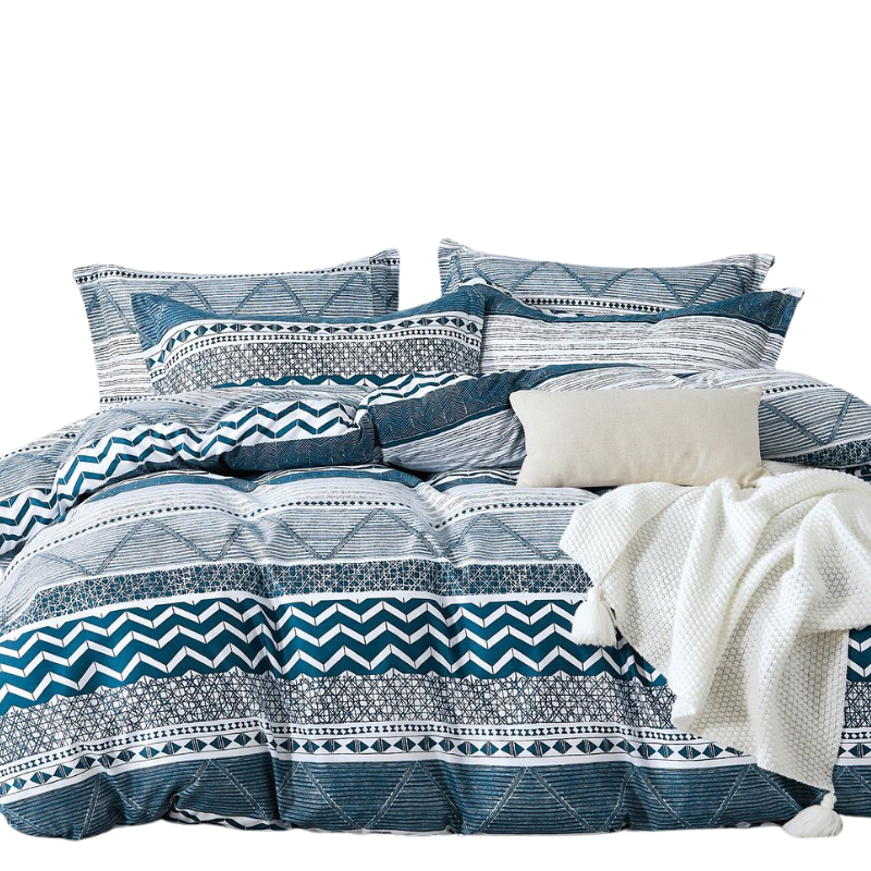 Fabric Fantastic Dennings Queen Size Quilt/Duvet Cover Set Quilt Covers