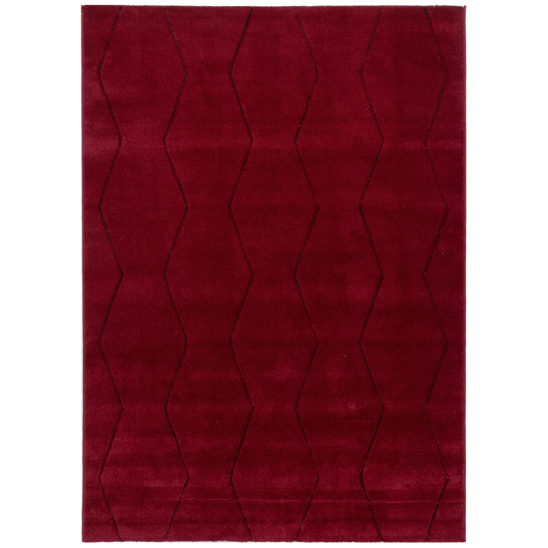 Rug Home Decor Denver 018159A Red Antrasit 160X230 Rugs