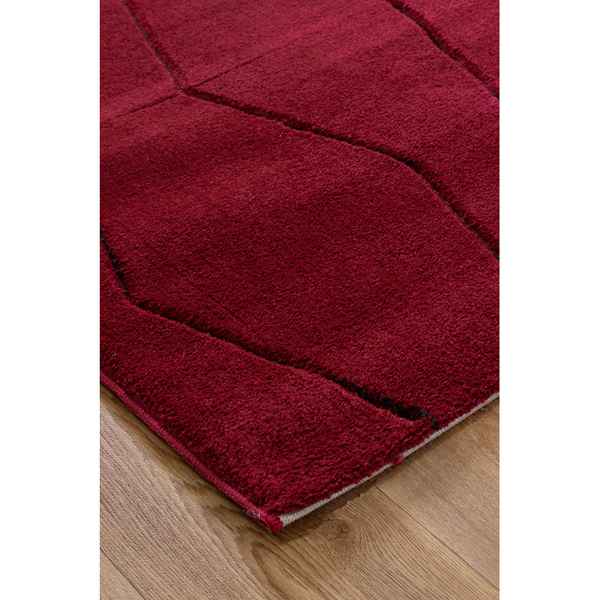 Rug Home Decor Denver 018159A Red Antrasit 160X230 Rugs