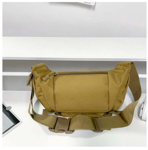 1000D Waterproof Oxford Mens Belt Fanny Pack Shoulder Messenger Bag Tactical Waist Packs & Bags