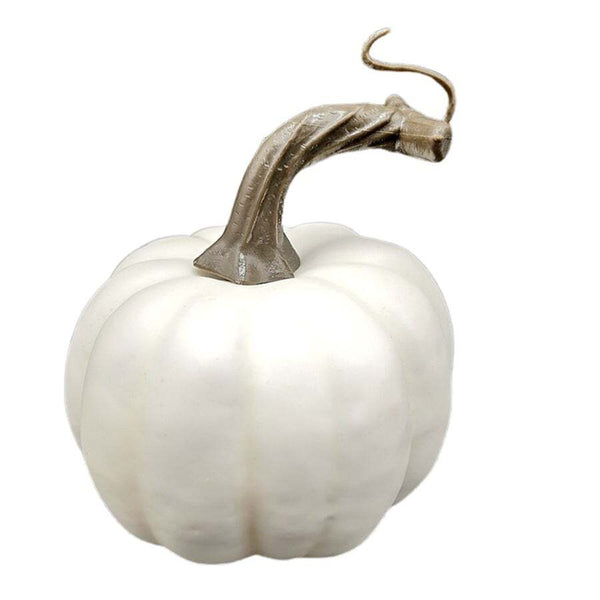 Artificial White Pumpkins Wedding Decor Halloween Fall Table Decoration 12Pcs Decorative Fruit & Vegetables