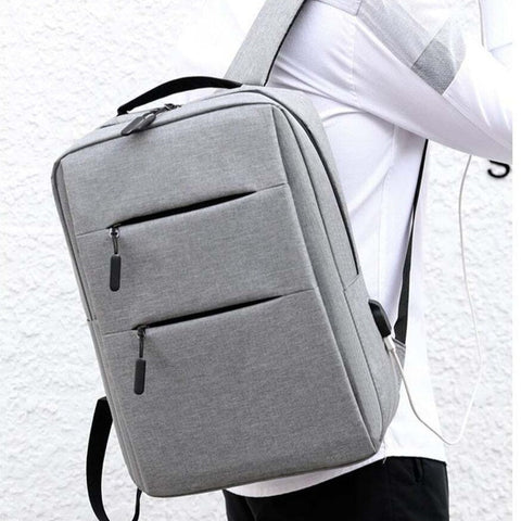 Backpack For Men Multifunctional Luxury Convenient Bag Laptop 13.3 Inch Casual Gray Business Waterproof Designer Backbags