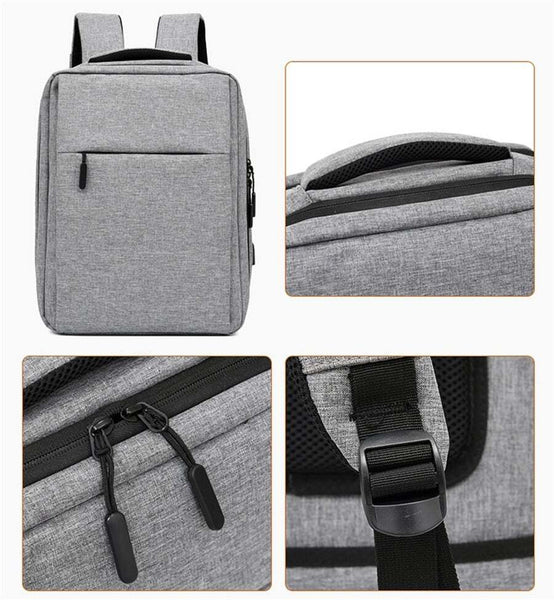 Backpack For Men Portable Usb Charging Bag Laptop 15.6 Inch Multifunctional Backpacks