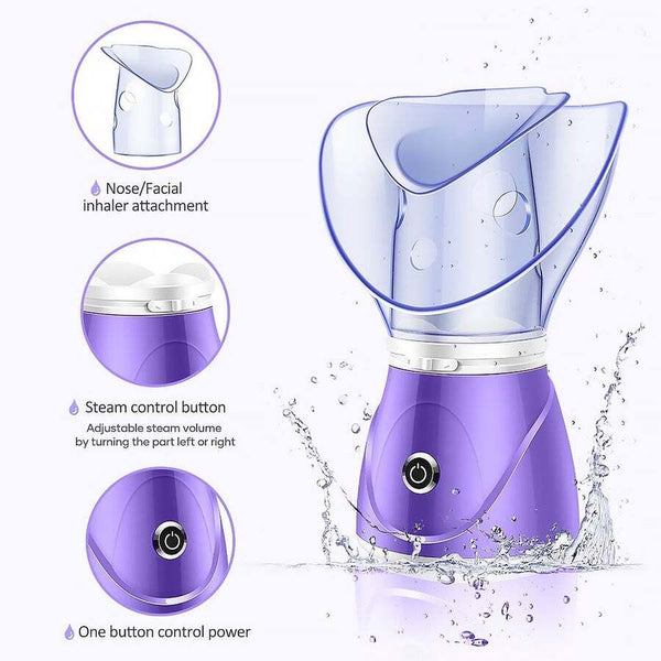 Facial Face Steamer Deep Cleanser Mist Sprayer Spa Skin Vaporizer