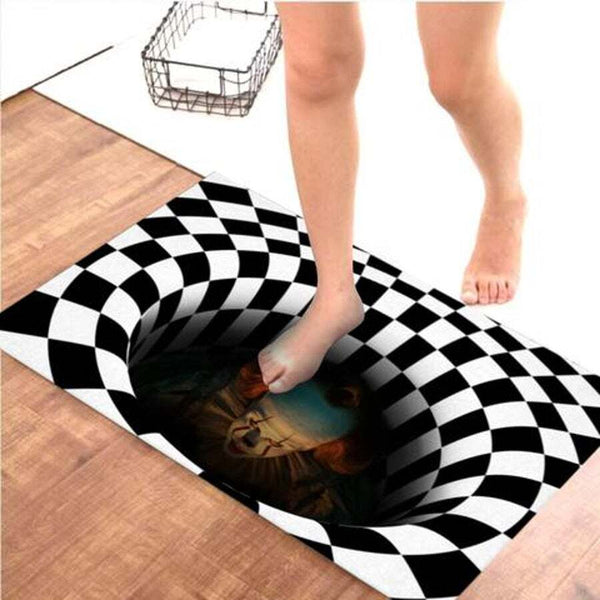 It Illusion Doormat Halloween Decor Welcome Doormats Kitchen Bath Mat Rugs Door Mats & Floor Mats
