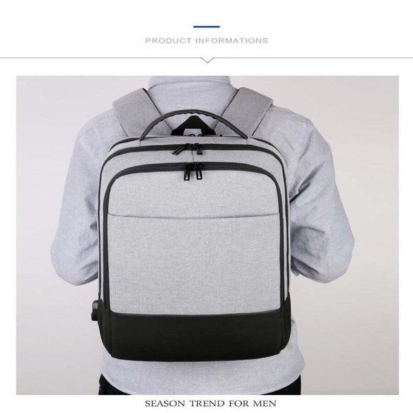 Mens Multifunctional Waterproof Notebook Usb Charging Business Backpacks
