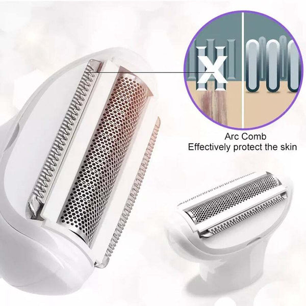 Portable Electric Razor For Women Body Nose Hair Trimmer Face Shavers Eyebrow Legs Armpit Bikini Remover Epilator