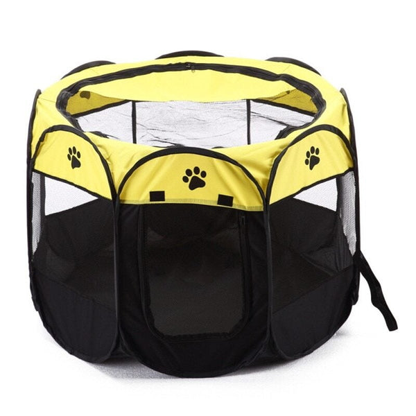 Fence Octagonal Pet Tent Folding Outdoor Cage Puppy Kennel For Dogs Cats Fences & Pens
