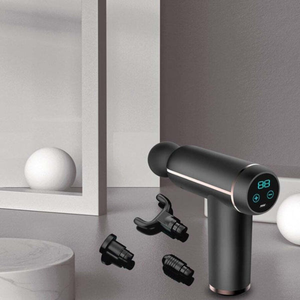 Massagers Portable Lcd Massage Gun Body Neck Back Electric Percussion Massager Deep Tissue