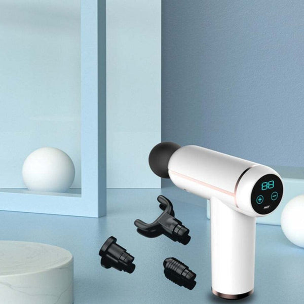 Massagers Portable Lcd Massage Gun Body Neck Back Electric Percussion Massager Deep Tissue