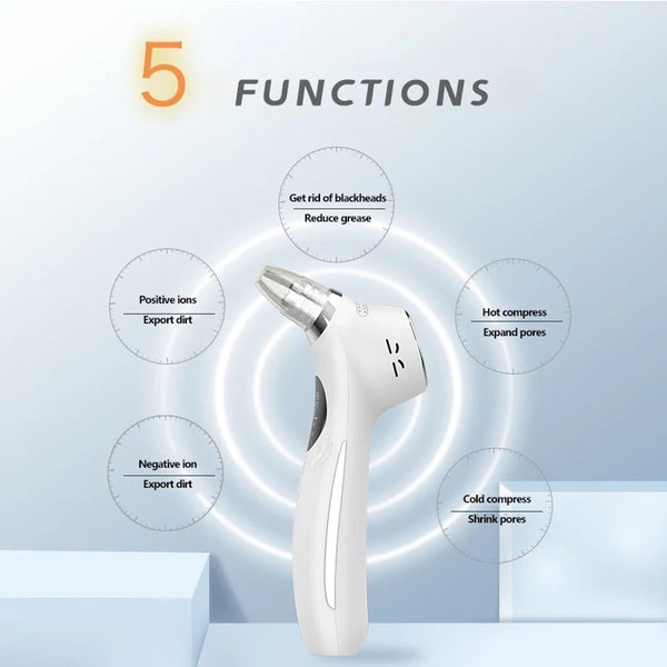 Professional Blackhead Remover Vacuum Acne Pimple Spot Suction Electric Facial Cleansing Devices