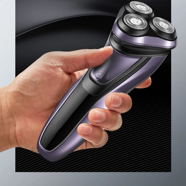 Men's Shavers Professional Electric Shaver Men Beard Trimmer 3D Floating Blade Rechargeable Led Display