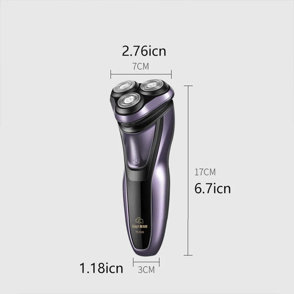 Professional Electric Shaver For Men Beard Trimmer 3D Floating Blade Rechargeable Hair Cutting Machine Led Display Shaving Razor