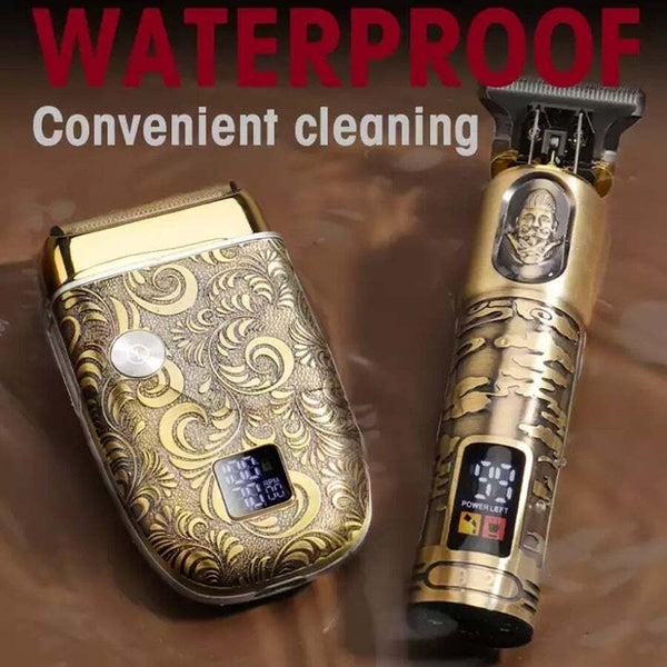 Men's Shavers Professional Hair Clippers Set T Blade Trimmer For Men Barber Electric Shaver