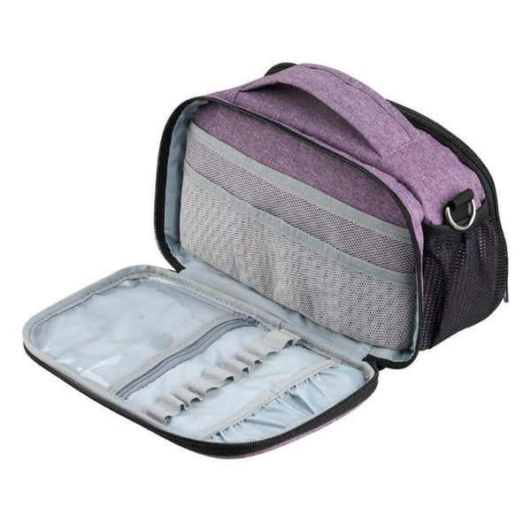 Purple 600D Oxford Cloth Cutting Machine Bag Knitting Tools Storage