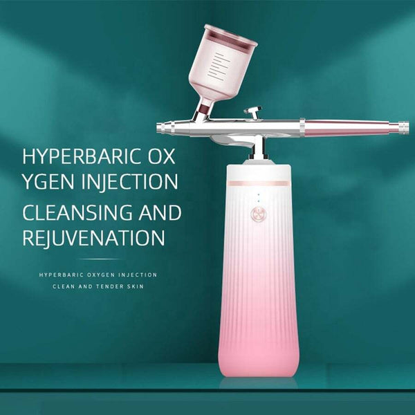 Rechargeable Facial Steamer Sprayer Nano Ionic Oxygen Injection Face Moisturizing Spa Skin Care Machine