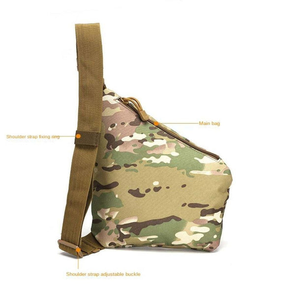 Single Shoulder Men Waterproof Nylon Crossbody Male Messenger Chest Bags