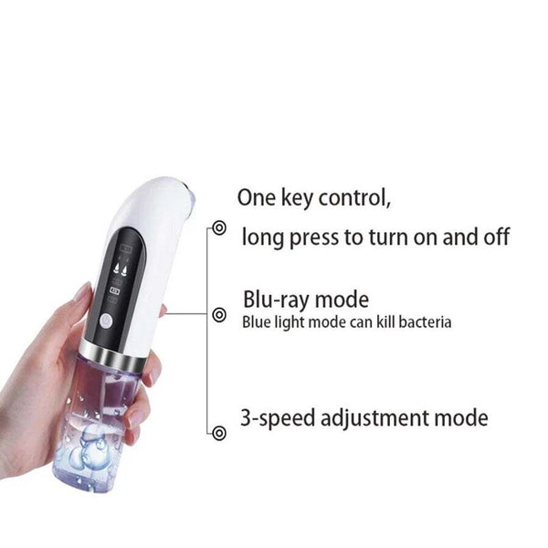 Small Bubble Blackhead Remover Vacuum Nose Pore Cleaner With Usb Rechargeable