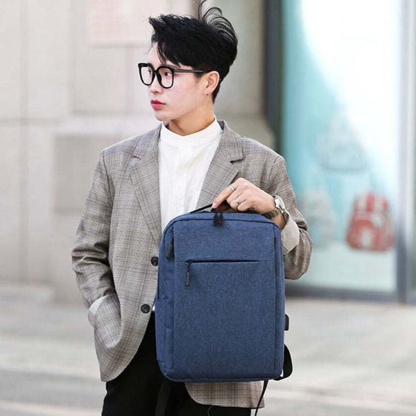 Usb Charging For Men Waterproof Oxford Cloth Bag Multifunction Laptop Backpacks