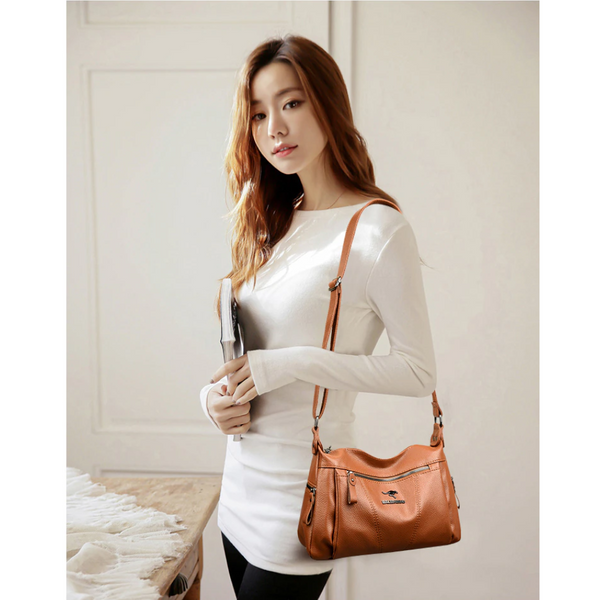 Designer Handbags High Quality Pu Leather Shoulder Cross Body Bags For Women Large Capacity
