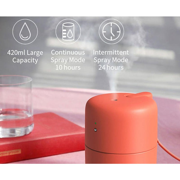 Desktop Usb Humidifier Office Pregnant Women Baby Home Large Capacity Intelligent Purifier Orange