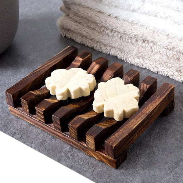 Wooden Soap Dish Country Modern Bathroom Home Decor