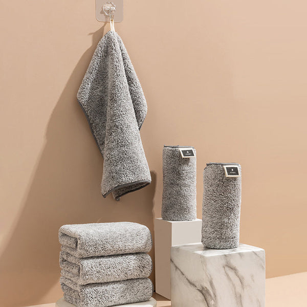Japanese Style Bamboo Charcoal Fine Fibre Towels